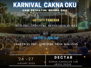 Pameran OKU, Sebagai Rangkaian Karnival Cakna OKU 2023 oleh Universitas Kebangsaan Malaysia